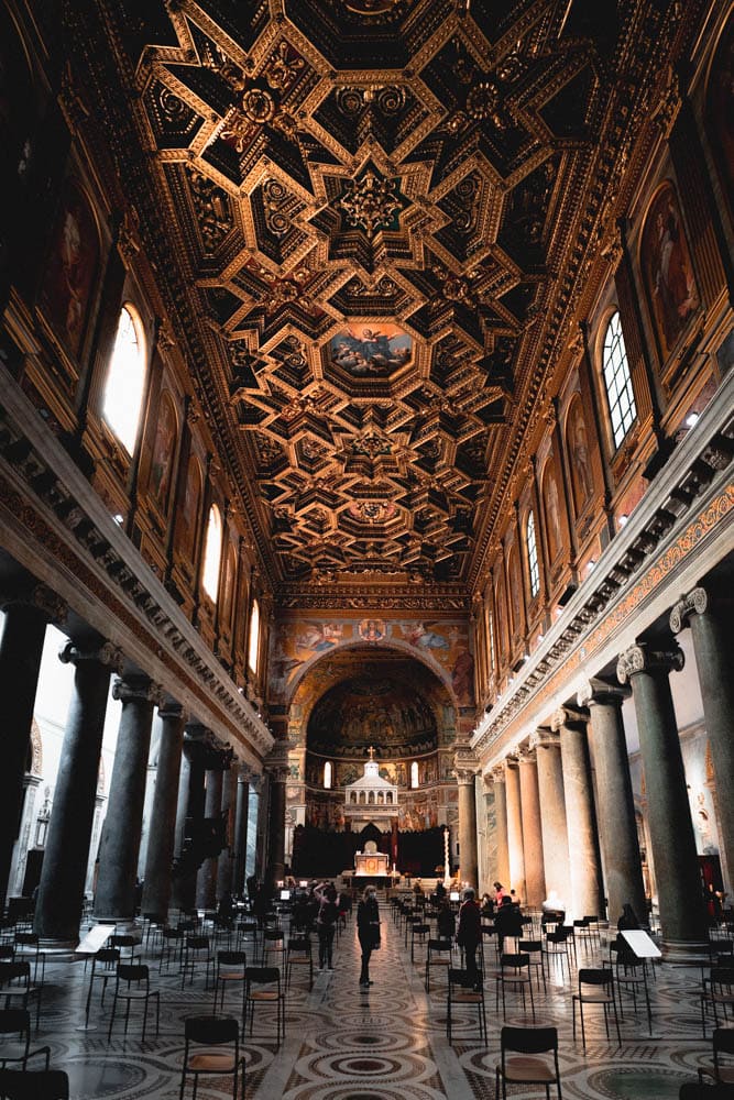 Basilique Santa Maria trastevere, un week-end de 4 jours à Rome