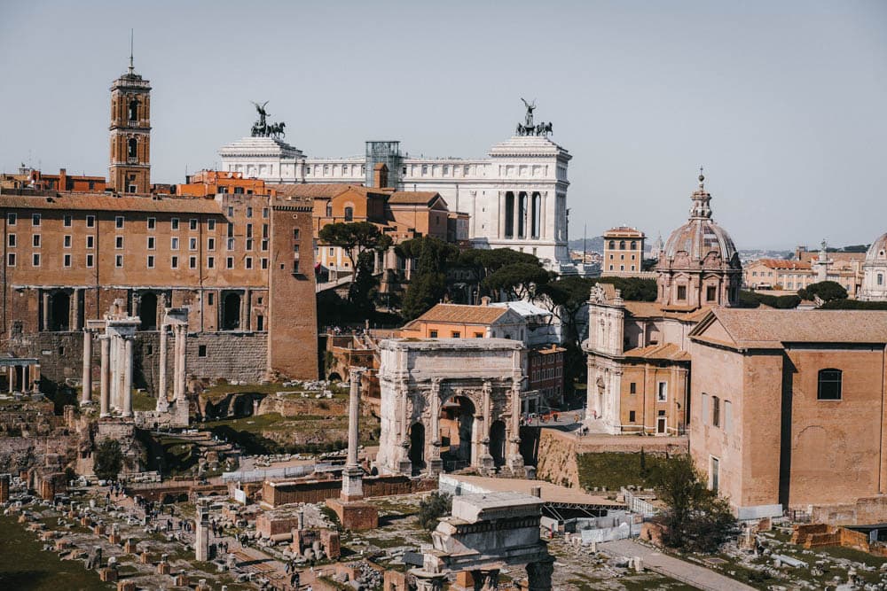 Forum romain, un week-end de 4 jours à Rome