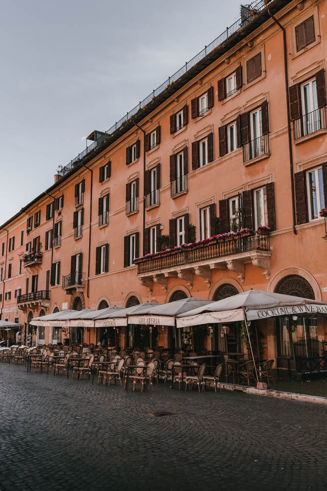 Piazza Navona et ses jolies façades , un week-end de 4 jours à Rome