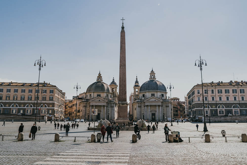 piazza del popolo , un week-end de 4 jours à Rome