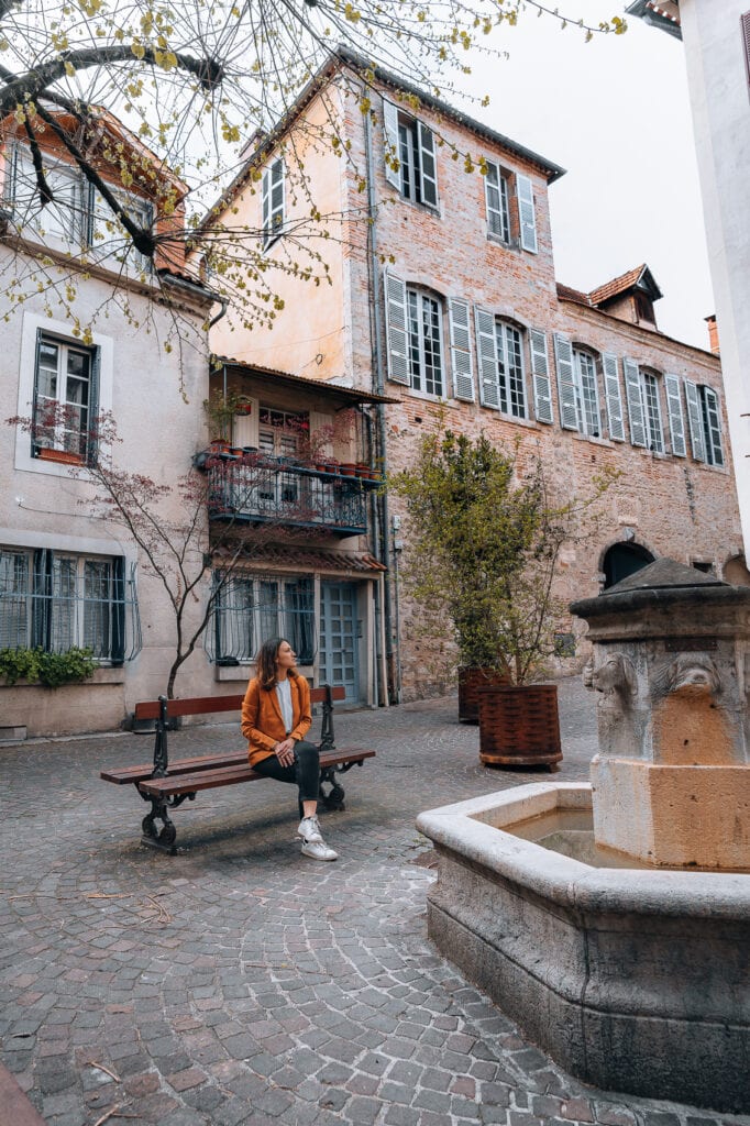 Les ruelles et places de Cahors, pour un week-end depuis Toulouse