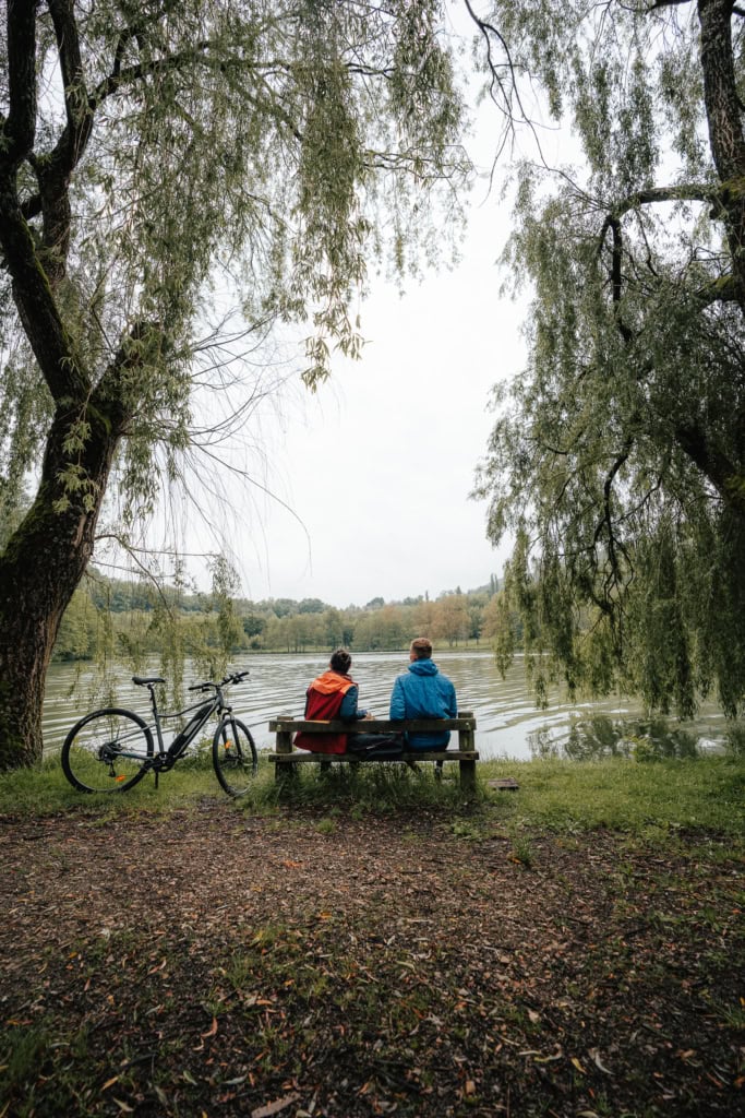 Lac du Causse Brive la gaillarde, un voyage bas carbone et nature, une itinérance vélo en Corrèze, Nouvelle Aquitaine