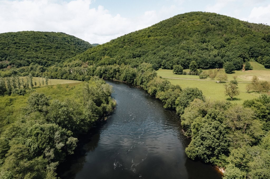 Parcours vélo en bord de dordogne, un voyage bas carbone et nature, une itinérance vélo en Corrèze, Nouvelle Aquitaine