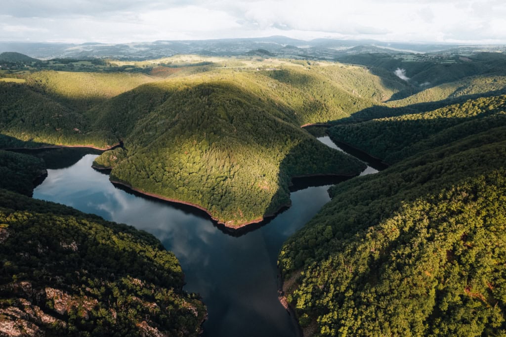 Point de vue de Gratte Bruyère visiter les gorges de la Dordogne en haute corrèze, un voyage bas carbone et nature, en Corrèze, Nouvelle Aquitaine